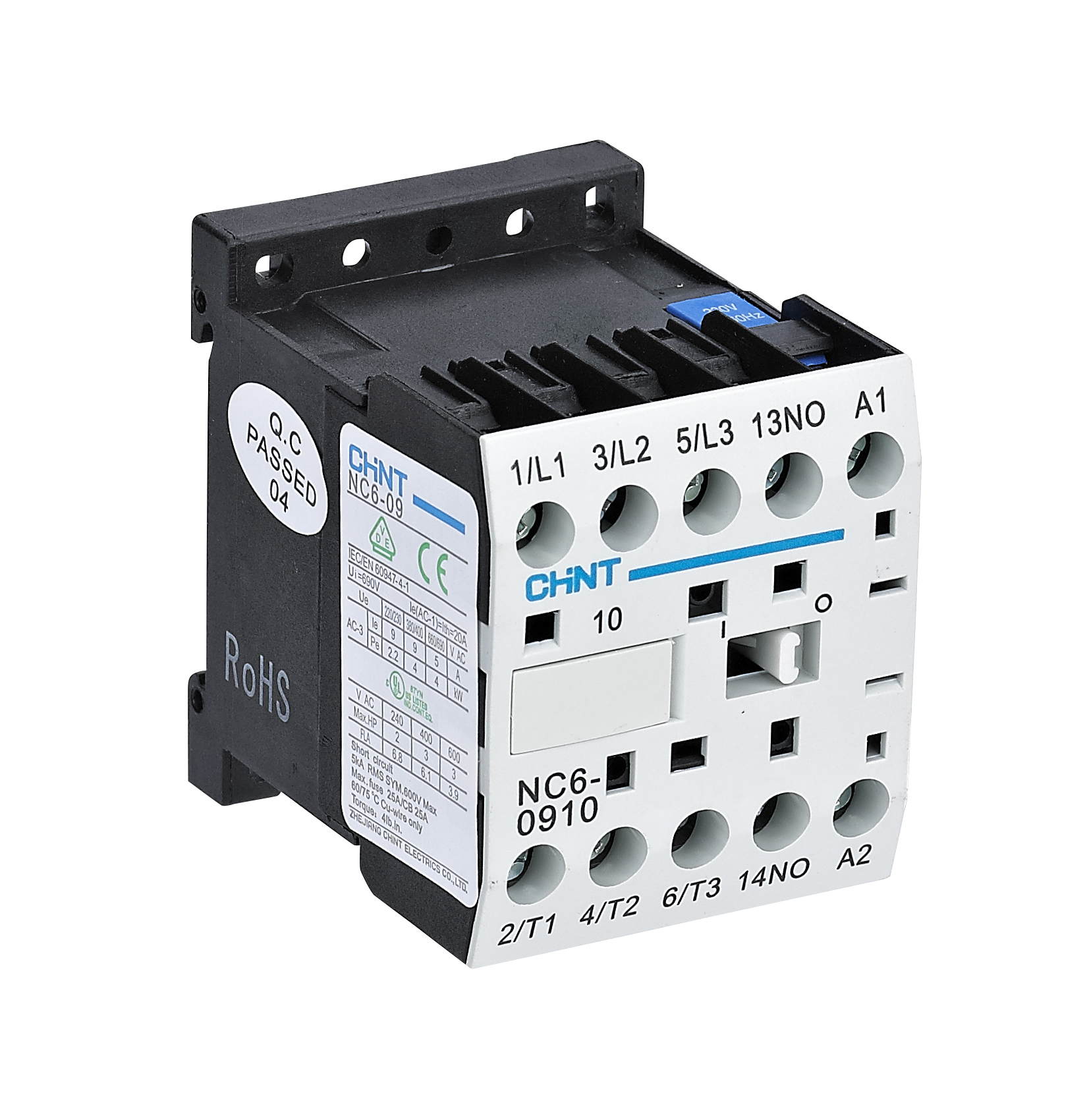NC6 AC Contactor, 6~9A